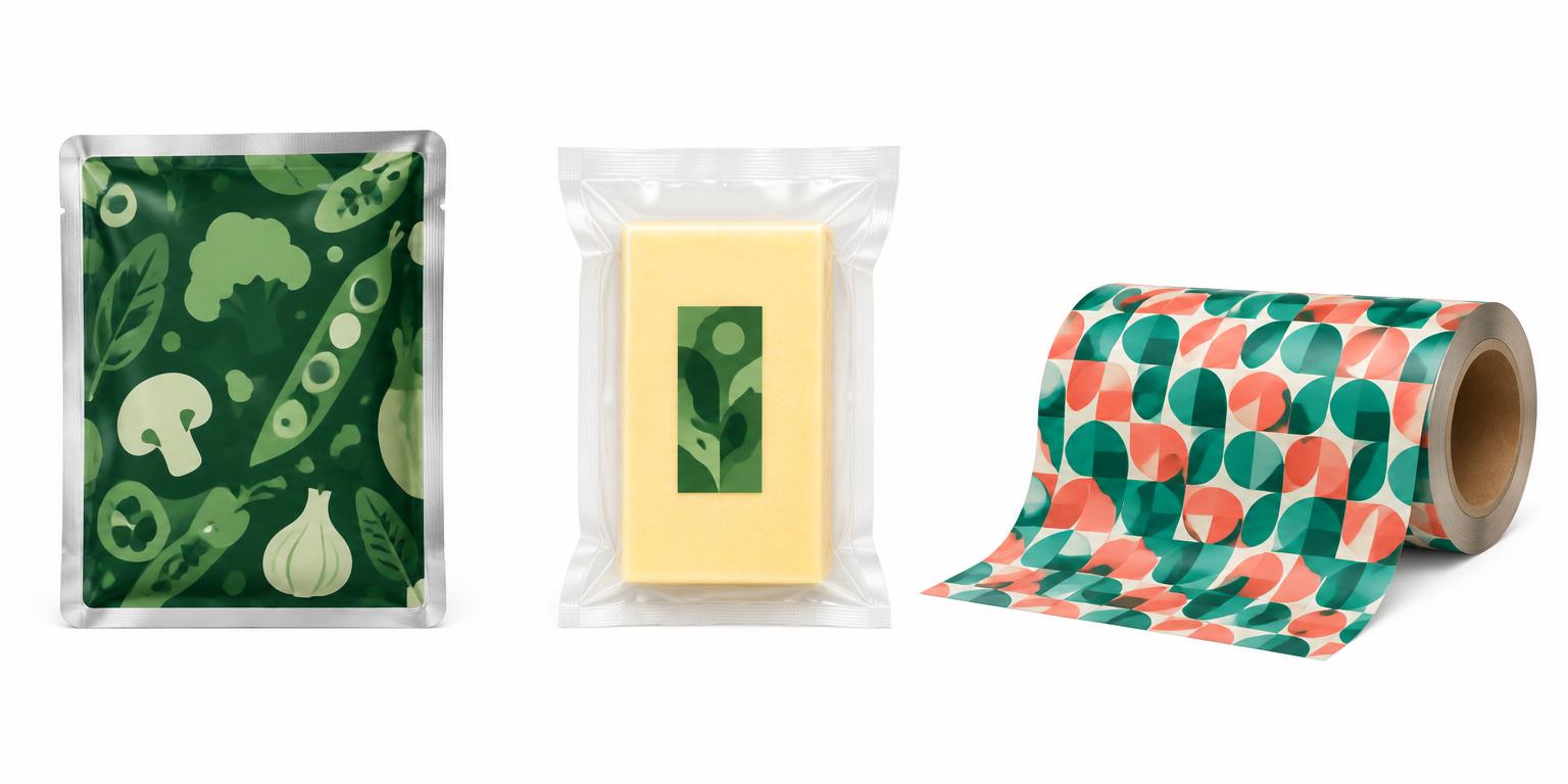 Retort pouch, vacuum bag and printed roll film